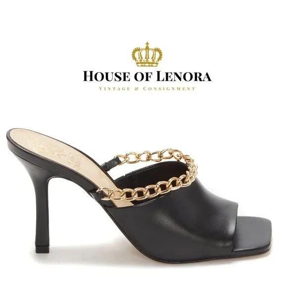 NWOT VINCE CAMUTO Baminie Chain - Embellished Mule - Picture 9 of 12